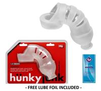 Hunky Junk Lockdwon Chastity Cage 4.5 Inch Stretchy Comfortable Penis Cage