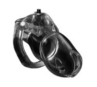 Chastity Cage Device Male Cock Cage Kit Trainer 4 Sizes Penis Ring Chastity Penis Lock Bondage Belt Fetish Sex Toys for Man Gay White-L 36Mm