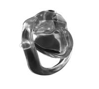 Chastity Cage Device Male Cock Cage Kit Trainer 4 Sizes Penis Ring Chastity Penis Lock Bondage Belt Fetish Sex Toys for Man Gay White-Xs 50Mm