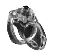 Chastity Cage Device Male Cock Cage Kit Trainer 4 Sizes Penis Ring Chastity Penis Lock Bondage Belt Fetish Sex Toys for Man Gay White-M 36Mm
