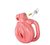 Chastity Cage Devices Lightweight Cock Cage Penis Bondage Exercise Sex Toys for Men Chasity Lock SM Adult Toys Inverted Invisible Use with 4 Cock Rings to Prevent Erection for Male