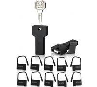 Chastity Cage Key Box Lock with 10 One-time Coded Locks, Cock Cage Keys Protection Box Accessories, Anti Cheating Games Lock Male Chastity Devices Bondage Restraint Adult Sex Toy & Games，Black