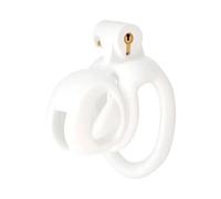 Chastity Cage Male Mini Chastity Device Sissy Abstinence Cock Cage Anti-Cheating Gay Adult Sex Toys Sex TOI for Man18+ White One Size