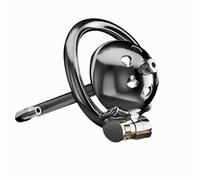 Chastity Lock Metal Flat Chastity Cage Penis Cage Exercise Sissy Flat Cock Cage for Men BDSM Bondage Sex Toys to Prevent Erection for Male
