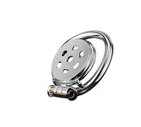 Chastity Lock Metal Flat Chastity Cage Penis Cage Exercise Sissy Flat Cock Cage for Men BDSM Bondage Sex Toys to Prevent Erection for Male