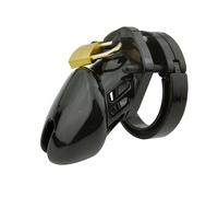 Chastity Penis Cage for Men, Breathable Chastity Device Made of Plastic, Sexual Wellness Chastity cage with Different Sizes Cock Rings Sex Toys for Male (Short Black)