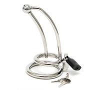 Chastity Penis Lock Curved With Urethral Tube