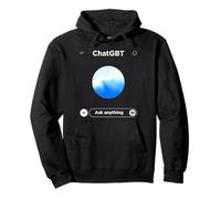 Chat GBT Ask Anything - Funny Ai Meme Parody Pullover Hoodie