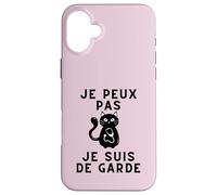 Chat Je Peux Je Suis De Garde Médecin Urgences Vétérinaire Case for iPhone 16 Plus