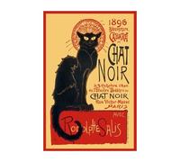 Chat Noir French Art MINI A2 PAPER POSTER