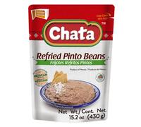 CHATA Refried Pinto Beans 15.2 Oz Pouch 3-Pack