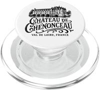 Château de Chenonceau Val de Loire France Black Print PopSockets PopGrip for MagSafe