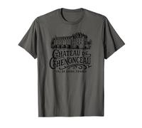 Château de Chenonceau Val de Loire France Black Print T-Shirt