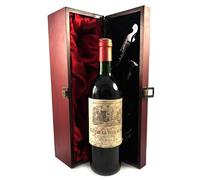 Chateau la Tour de Mons 1978 Margaux (Red wine) vintage wine in a silk lined wooden box with four wine accessories, 1 x 750ml
