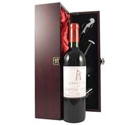 Chateau Latour 1er Grand Cru Classe Paulliac 1970 75cl Vintage Wine presented in a silk lined wooden box with four wine accessories