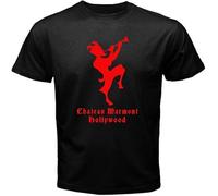 Chateau Marmont Hollywood Hotel Logo Men's Black T-Shirt Size S to 5XL Black Black M