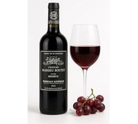 Château Marquis d'Albret Bordeaux Red Wine - French Grand Vin, AOC Bordeaux Supérieur, 750ml Bottle (750ml, Cuvee Reserve)