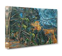 Chateau Noir By Paul Cezanne Canvas Print | Gallery Wrapped 30mm Frame Wall Art | 30x20 inches | Ready to Hang | Impressionist Picture | Living Room Bedroom Lounge Office