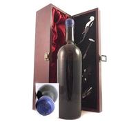 Chateau Rausan Segla 1893 Margaux Grand Cru Classe vintage wine in a silk lined wooden box with four wine accessories, 1 x 750ml