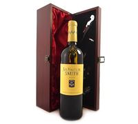 Chateau Smith Haut Lafitte 'Les Hauts de Smith Blanc' 2010 Pessac-Leognan (White wine) in a wooden presentation box with four wine accessories, 1 x 750ml