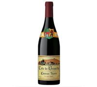 Chateau Thivin 1995 Cote de Brouilly vintage wine in a silk lined wooden box with four wine accessories, 1 x 750ml