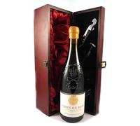 Chateauneuf du Pape Croix de Bois 2007 M. Chapoutier (Red wine) vintage wine in a silk lined wooden box with four wine accessories, 1 x 750ml