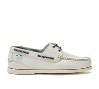 Chatham Leather Boat Shoes For Men - Crew G2 in White, 6-15