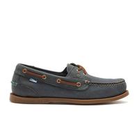 CHATHAM MARINE Men's The Deck II G2 - Premium Leather Boat Shoes in Blue | Size: 9.5 CHATHAM MARINE Blue 9.5