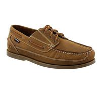 Chatham Men's Rockwell Mens Wide Fit Boat Shoes - Brown - Size: 10