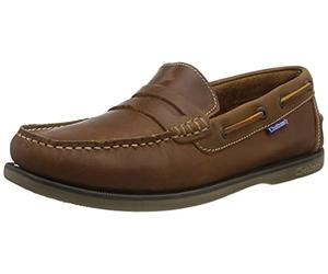 Chatham Men's Shanklin Boat Shoe, Tan, 15 UK