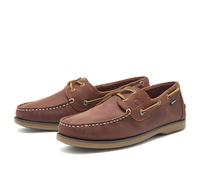 Chatham Men's Whitstable Boat Shoe, Burgundy, 8 UK