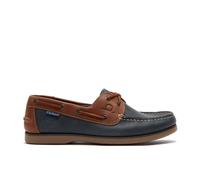 Chatham Mens Whitstable Boat Shoes Navy - Size 8