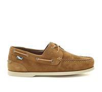 Chatham Suede Boat Shoes for Men - Compass II Repello G2 in Tan, 10.5