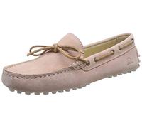 Chatham Women's Aria Navy Suede Driving Moccasin Shoes