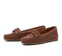 Chatham Women's Payar Boat Shoe, Dark Tan, 4 UK