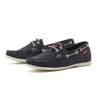 Chatham Women's Penang Navy/Pink Leather Boat Shoes, 4