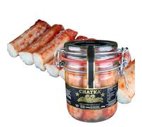 CHATKA 100% King Crab Legs 150g | Premium Quality in Crystal Jar | Fresh & Elegant Presentation (250 gram)
