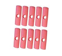 Chatonshen 10 Pieces Swimming Bar Connector Floating Accessory Pool Rod Fitting Noodle Sponge Foam Multi-Hole Connector Floating Material, 3 Hole