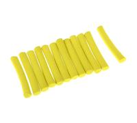 Chatonshen 12-piece EVA Carp Fishing Floating Cylinder Stick Rig Hook Zig Bait Individually Adjustable for Various Fishing Methods, Yellow