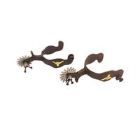Chatonshen 2 Pieces Horse Professional Wheel Low Carbon Steel Practical Easy Installation Suitable for Area Work Gift