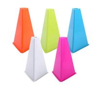 Chatonshen 5 Pieces Soccer Cones Agility Traffic Marker Field PE Material Suitable for Horse Riding Motorcycle Indoor Parties Events