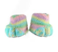 Chatonshen Animal Paw Boots suit Feet Paws Costume Boots Cosplay Shoes With Slip On Ease suitable for stage performances character costume gatherings themed outings, D-style Beast Foot