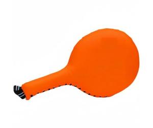 Chatonshen Arts Target Boxing Strike Paddle Reaction Pad Kick Training PU Leather Sports Gear Cushion Impact Suitable for Taekwondo Home Gym Instruction, Orange