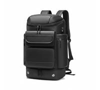 Chatonshen Backpack Travel Backpack Laptop Backpack Daypack With Sturdy Zippers And Structured Compartments Suitable for business travel remote work setups, Fashion Black, Black, Fashion Black