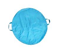 Chatonshen Ballet Tutu Bag with Zipper, Large Capacity, Round Tote Bag, Flat Bag for Dance Classes and Performances, Blue 90CM