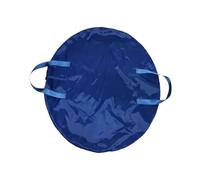 Chatonshen Ballet Tutu Bag with Zipper, Large Capacity, Round Tote Bag, Flat Bag for Dance Classes and Performances, Dark Blue 90CM