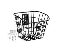 Chatonshen Basket, Removable Front Basket for Pets, Shopping, Commuting, Camping, Complete, Black