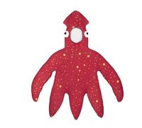 Chatonshen Costume Sea Creature Outfit Animal Suit Cosplay Attire With Oversized Tentacle Design Quick On And Off Movement Friendly Suitable for stage, Red With Yellow Spots, Kids Squid Costume