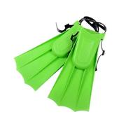 Chatonshen Diving Flippers Swim Fins Snorkel Fins Training Fins Comfortable Adaptable Fit EVA Material Suitable for Beginner Divers Swimming Practice , Green