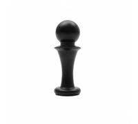 Chatonshen Diving Training Ball Pressure Equalization Tool Anodized Metal Balance Adjuster Lightweight Mouth Control Crafted for Beginners Suitable for Pool Trips Dive Warm-ups, Black
